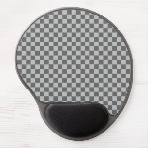 Grey Combination Checkerboard by Shirley Taylor Gel Mouse Pad
