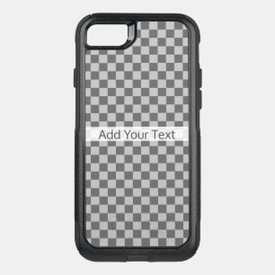 Grey Combination Checkerboard by Shirley Taylor OtterBox Commuter iPhone SE/8/7 Case