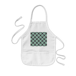 Grey Combination Circles by Shirley Taylor Kids' Apron