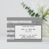 grey concert ticket (Standing Front)