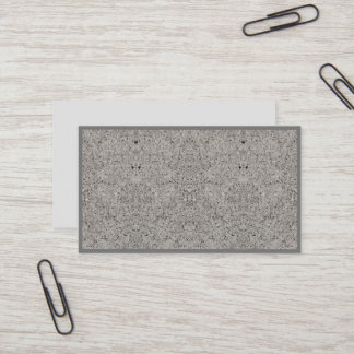 Grey Concrete Reflections Business Card