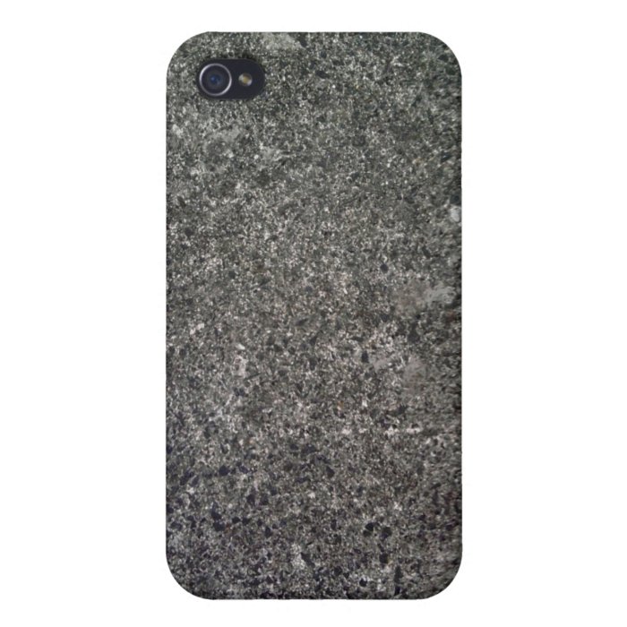 Grey Concrete Texture iPhone 4/4S Cases