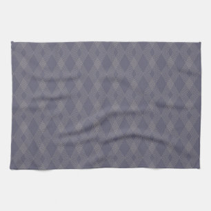 Grey, cool, trendy, simple, modern zig zag pattern kitchen towel