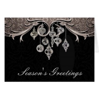Grey Corporate Holiday Greetings Cards