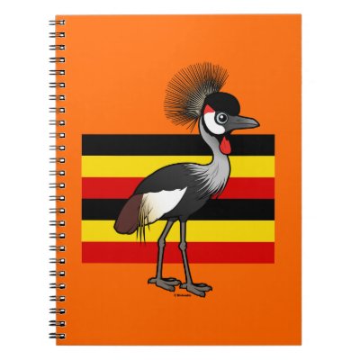 Grey Crowned-Crane of Uganda Notebook