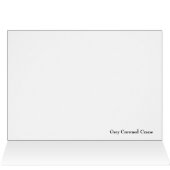 Grey Crowned Crane Profile Cards (Inside Horizontal (Top))