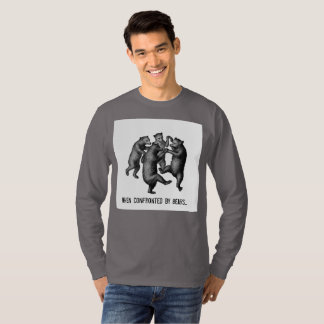 Grey dancing bears T-Shirt