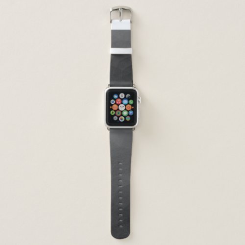 Grey dark Gradient Geometric Mesh Pattern Apple Watch Band