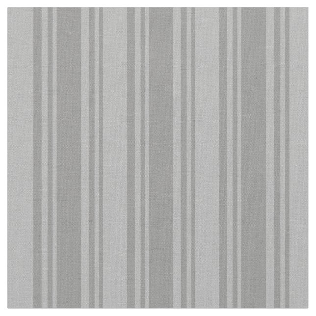 Grey & Dark Grey Pattern of Stripes Fabric (Close Up)