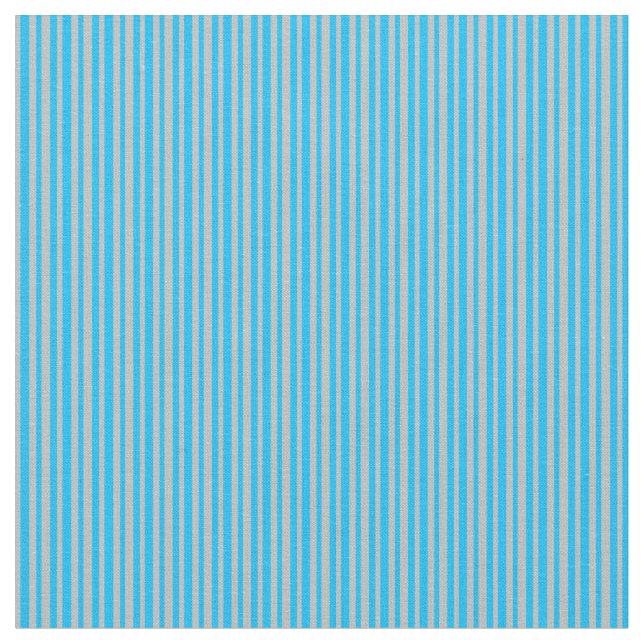 Grey & Deep Sky Blue Colored Pattern Fabric (Close Up)