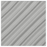 Grey diagonal stripes fabric