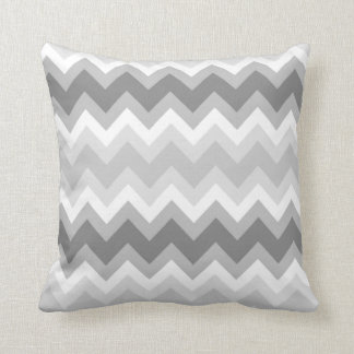 Grey Double Chevron Pillow