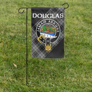 Grey Douglas Salamander in Flames Garden Flag