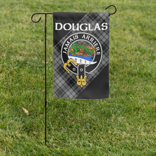 Grey Douglas Salamander in Flames Garden Flag (In SItu)