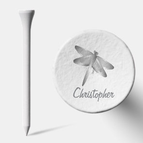 Grey Dragonfly Design Golf Tees