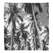 Grey Effect Palm Trees Design