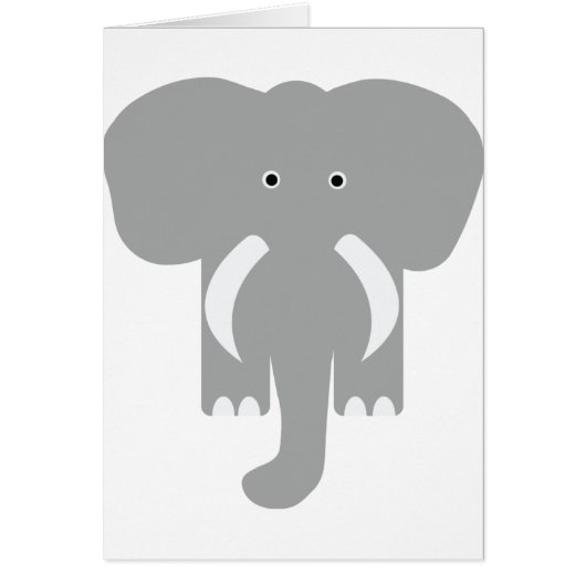 grey elephant cards (Front)