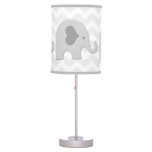 Grey Elephant Nursery Lamp at Zazzle