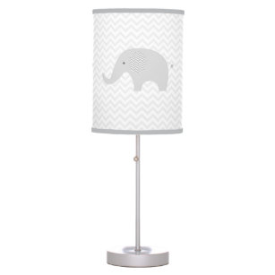 Grey Elephant Table Lamp