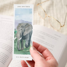 Grey Elephant Watercolor