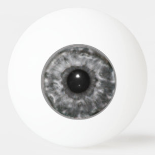 Grey Eyeball Ping Pong Ball
