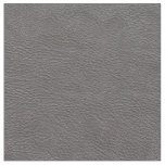 Grey Faux Leather Fabric