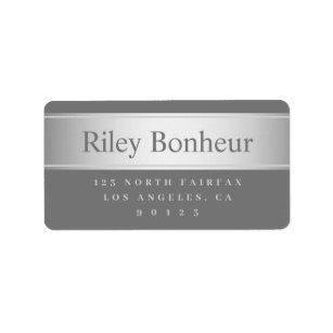 Your First And Last Name Return Address Labels | Zazzle
