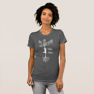 Grey fitted t- shirt for women