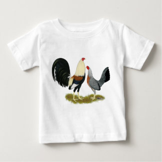 Grey Game Fowl Pair Baby T-Shirt