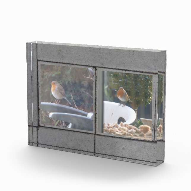 Grey Garden Tiles Image Photo Block for two photos (Right)