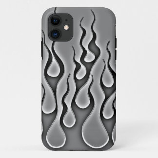 Grey Ghost Flames Phone Case