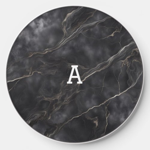 Grey Glazed Marble Wireless Charger