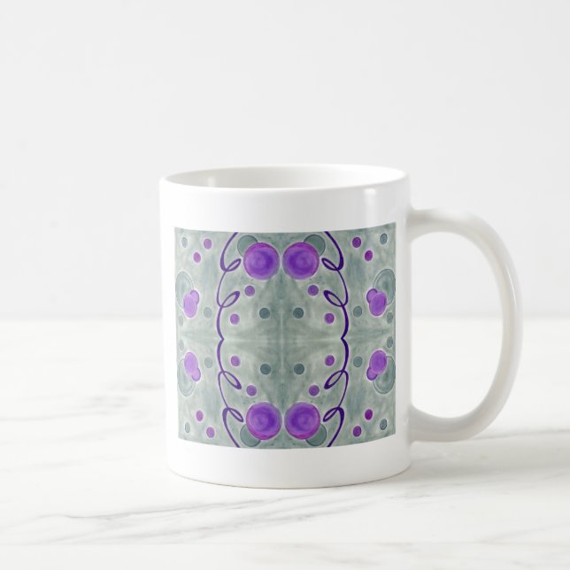 Grey Globes Blanket Mug (Right)