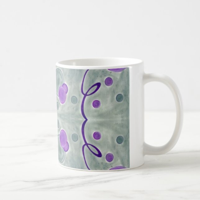 Grey Globes Blanket Mug (Right)
