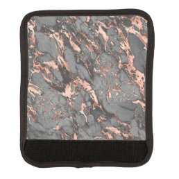 Grey gold rose marble modern design luggage handle wrap