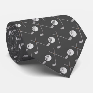 Grey Golf  Lover's Work, Graduation, Birthday Neck Tie