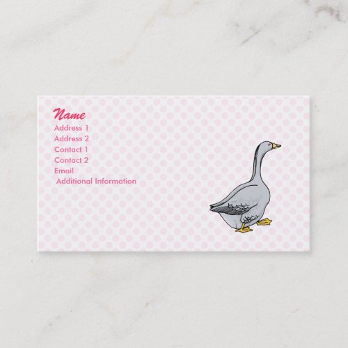 Grey Goose Business Card Template