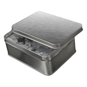 Grey Gradient Geometric Mesh Pattern Jigsaw Puzzle