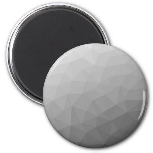 Grey Gradient Geometric Mesh Pattern Magnet