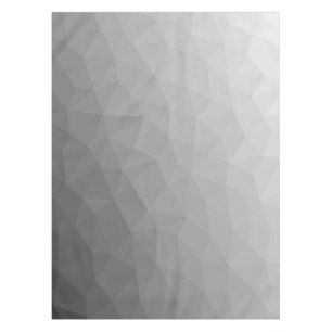 Grey Gradient Geometric Mesh Pattern Tablecloth