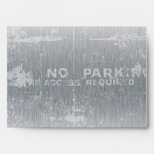 Grey graffiti print envelope