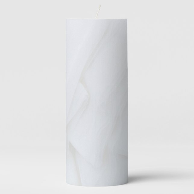 Grey Granite Brown Quartz Stone Natural Pillar Candle (Front)