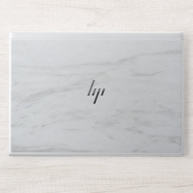 Grey Granite Brown Quartz Stone Natural Tile HP Laptop Skin (Front)