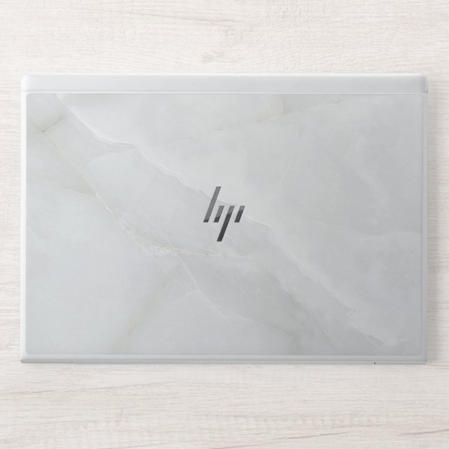 Grey Granite Brown Quartz Stone Natural Tile HP Laptop Skin (Front)