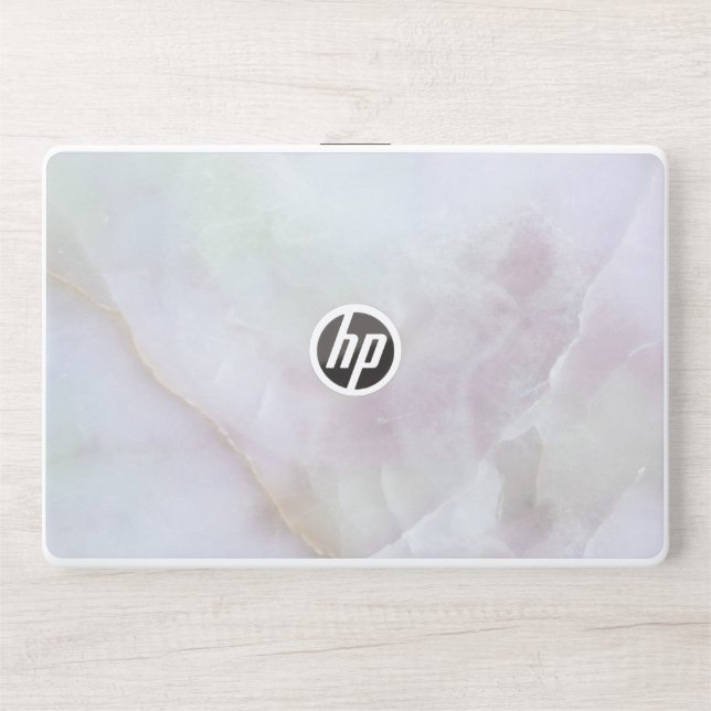 Grey Granite Brown Quartz Stone Natural Tile HP Laptop Skin (Front)