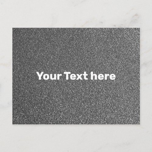 Grey Gray Silver Texture Textured Simple Plain Postcard