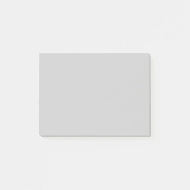 Grey / Gray Template Post-it Notes (Front)