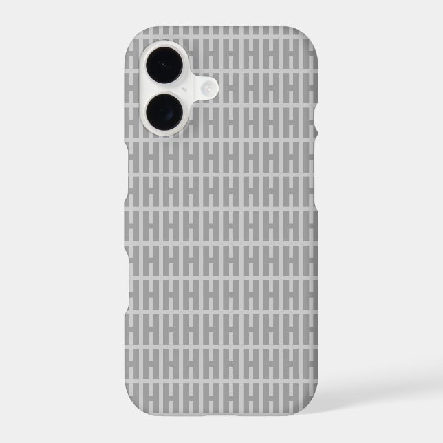 GREY GRID iPhone 11 case (Back)