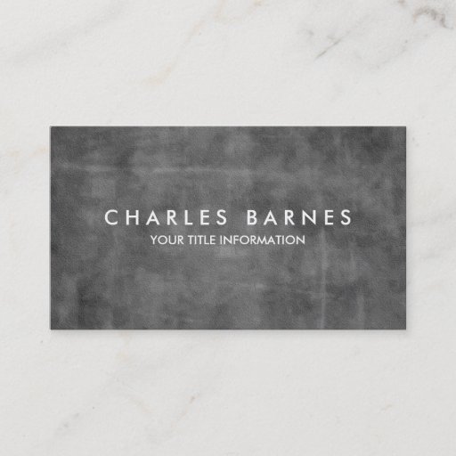 Customizable Grey Grunge Business Card