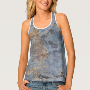 Grey Grunge Tank Top